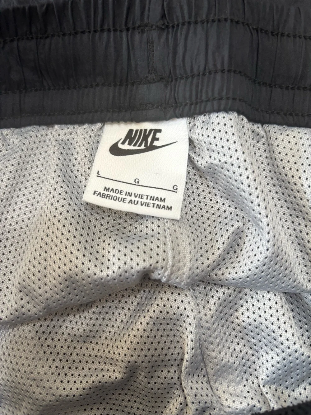 Nike Sportswear Shorts Woven Kids Boys  Black/Gray Youth Size L